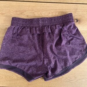 Athleta Women's Textured Purple Athletic Shorts